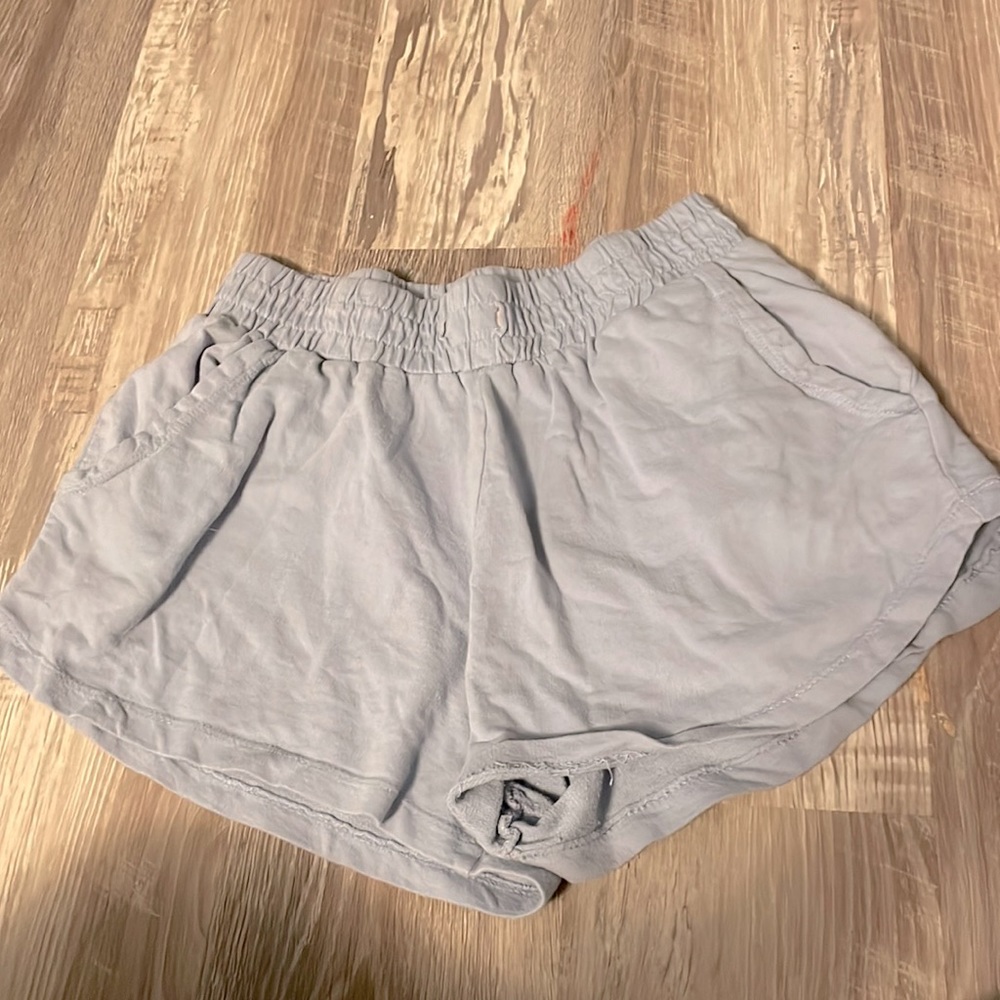Derek heart light blue comfyyy shorts